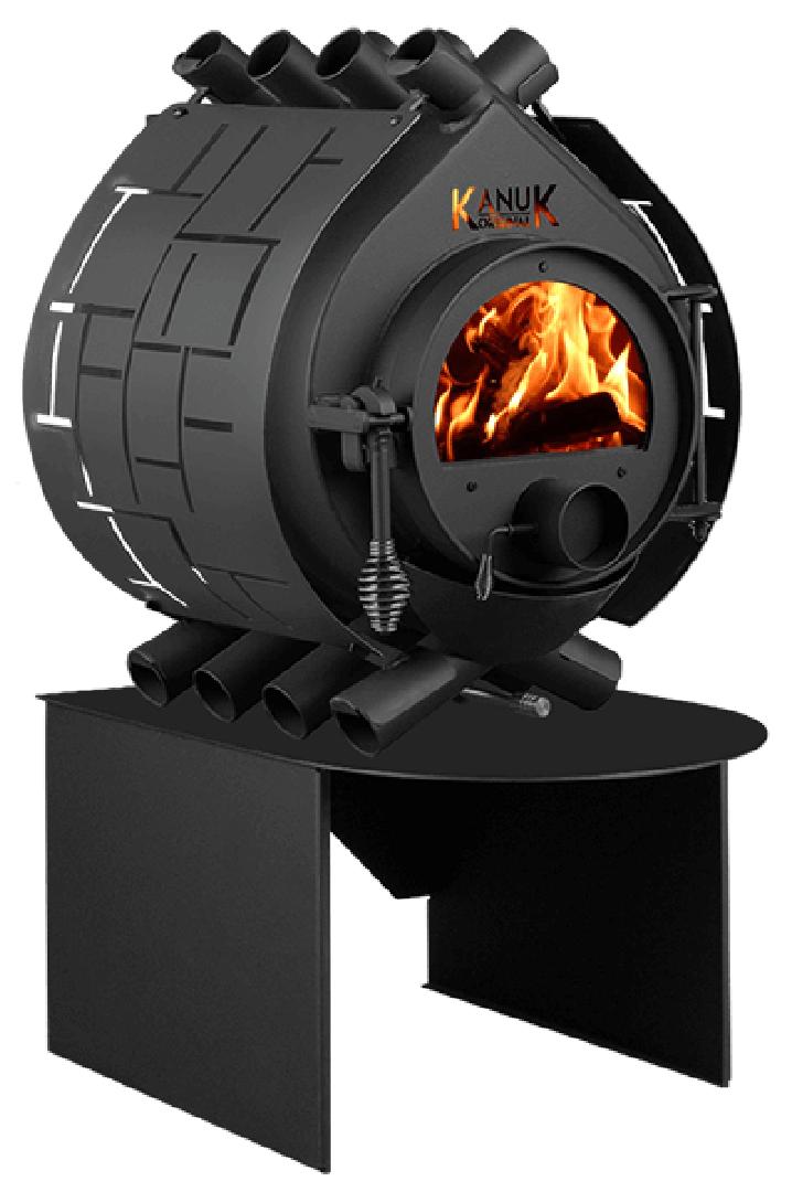 Kanuk Original 9,5 kW - Seitenverkleidung Brick - Untergestell Box