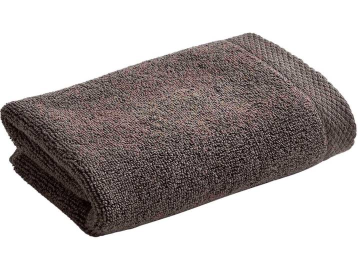 Waschlappen CHRISTY LUXE , grau (soot), B:33cm L:33cm, Walkfrottier, Waschlappen, Waschlappen, Luxus Waschlappen in Premium Qualität mit 730g/m², 33x33cm, 6er Set