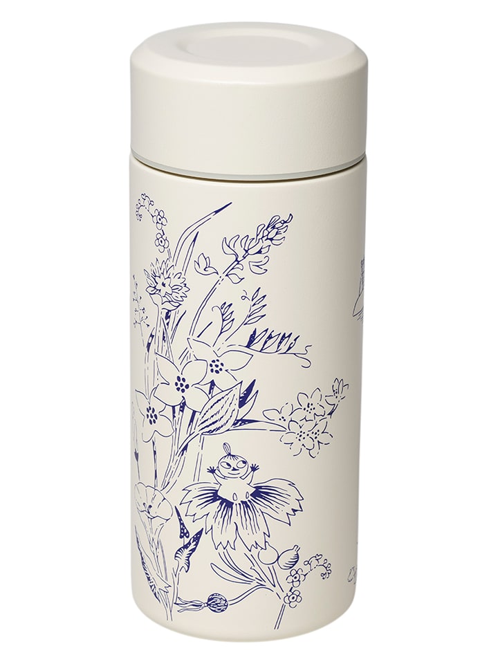 Moomin Thermobecher "Haru" in Blau/ Weiß - onesize