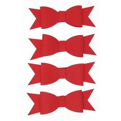 3D Sticker Schleifen, Rot,