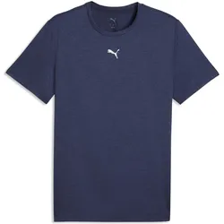 Puma, Herren, Sportshirt, M TAD ESSENTIALS HEATHER CAT Tee CF small cat, Blau