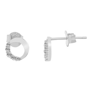 Paar Ohrstecker ADELIA´S "Damen Ohrstecker aus 925 Sterling Silber", silber, Ohrringe, Damen, Damen, Silber 925 (Sterlingsilber)