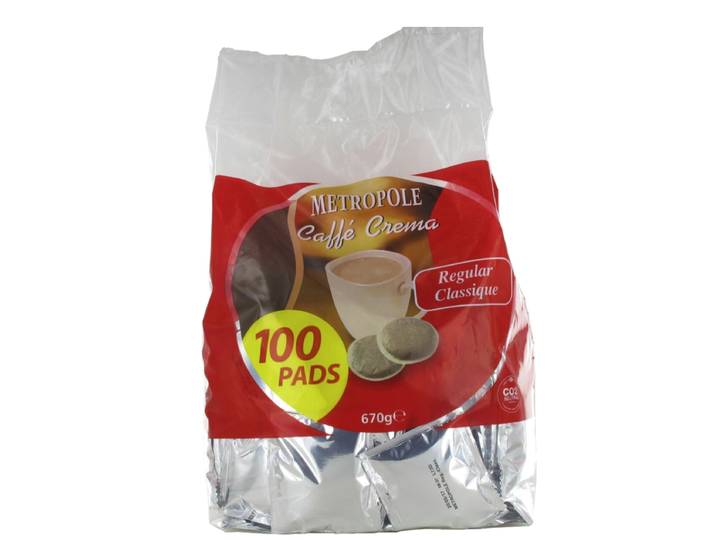 METROPOLE Dosettes de Café Senseo Classique x100