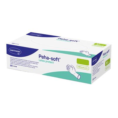 Peha-Soft Latex protect Unt.Hands.unsteril pf S 100 St Handschuhe