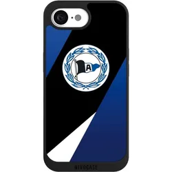 Nivocase Handyhülle für Apple iPhone 17e Hülle NIVOpure Case Schwarz Arminia Bielefeld DSC Offizielles (Apple iPhone 17e), Smartphone Hülle, Schwarz