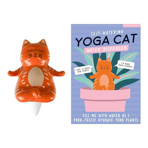 Gift Republic Planten Waterdruppelaar - Yoga Cat
