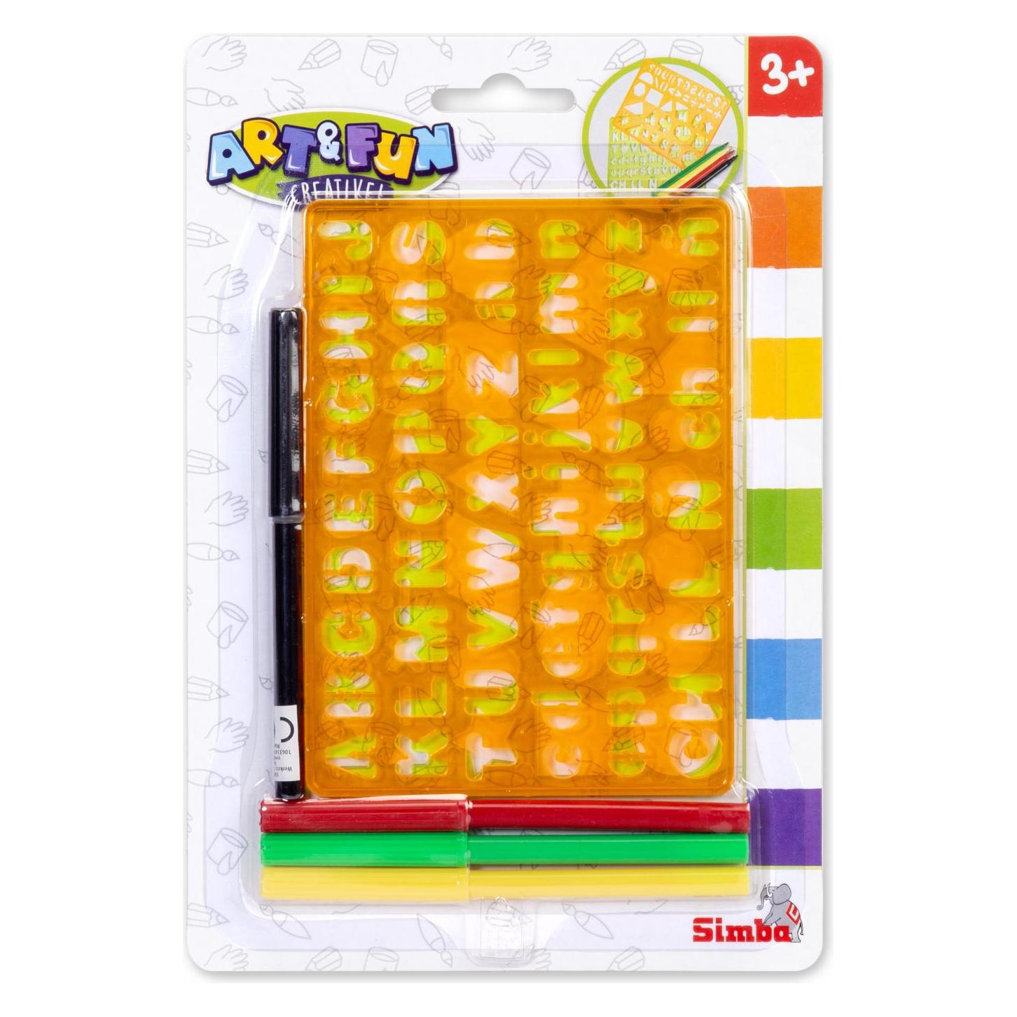 Simba A&F Malschablonen mit Stiften (106334749)