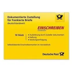 Soennecken, Grusskarte + Briefpapier, Briefmarke 2,35 Euro selbstklebend 10 St./Pack 2,35 Euro selbstklebend 10 St./Pack (10 Stk.)