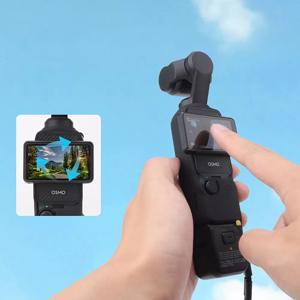 INF Étui en silicone noir pour DJI Osmo Pocket 3 : Protection optimale et prise en main améliorée