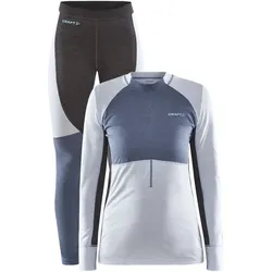 CRAFT Core Wool Mix Thermounterwäsche-Set Damen 909362 - sulfur/flow M