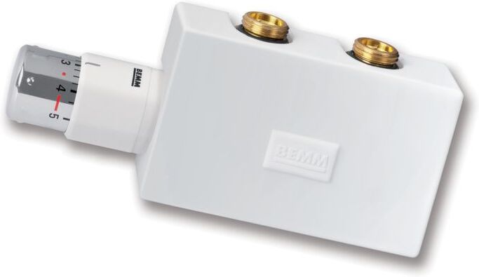 Bemm M-Ventil Puroline Durchgang, DN 15 x 50 mm, Thermostat Puro, weiss