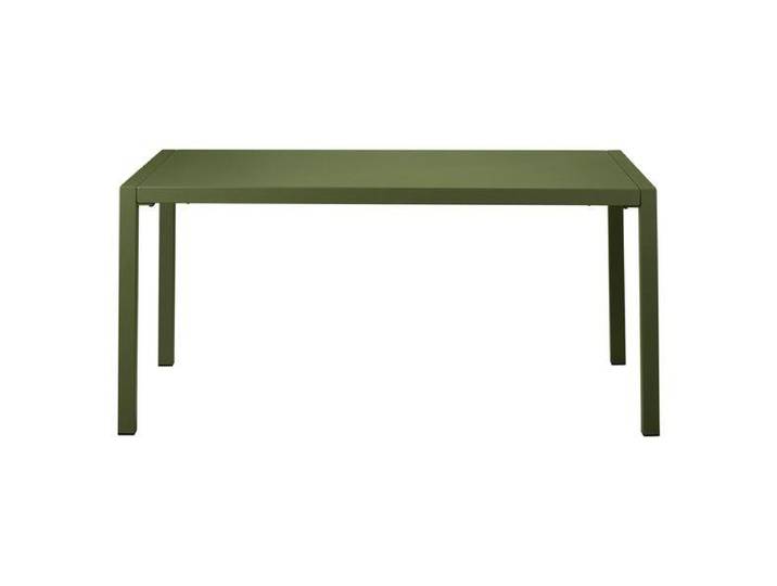 Table repas outdoor 160cm métal vert foncé