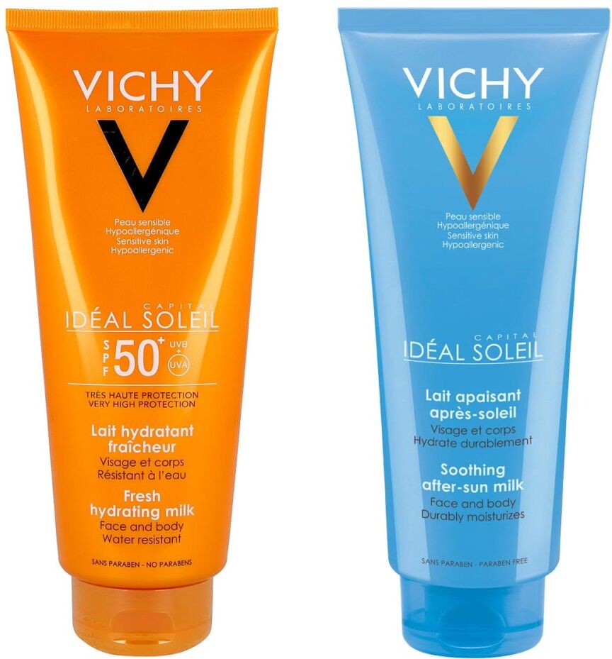 Vichy Capital Soleil Sonnenmilch Lsf 50+ + Capital Soleil Milch 1Pck