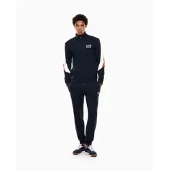 EA7 für Herren. 7M001610_AF12451 Trainingsanzug Summer Block marineblau (XXL), Lässig, Sportlich, Baumwolle