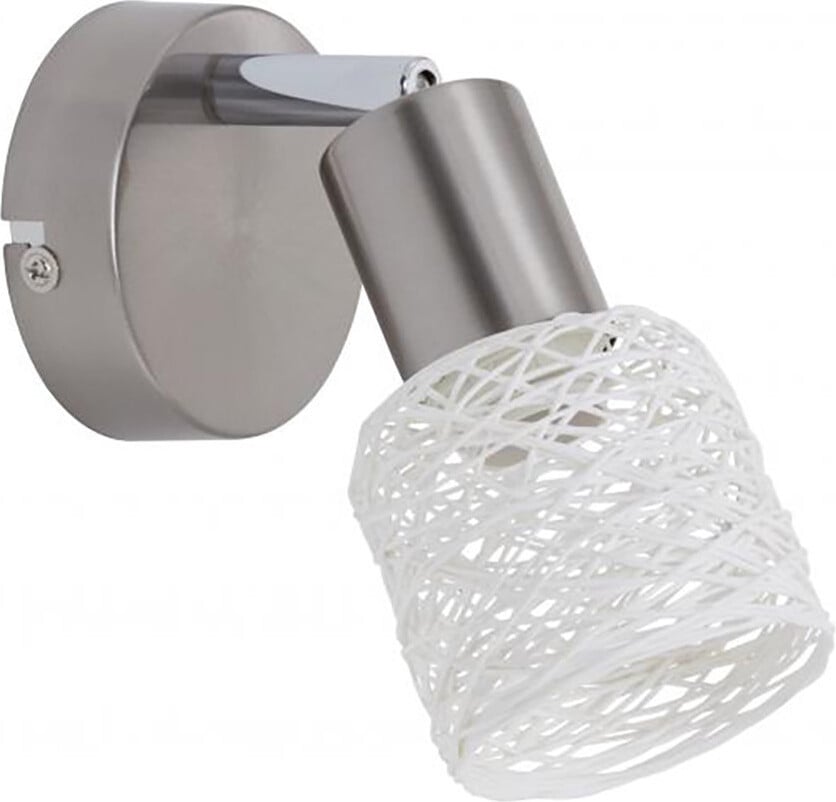 Briloner Wandlamp of Plafondlamp Spot Nikkel Mat Kantelbaar met E14 Fitting