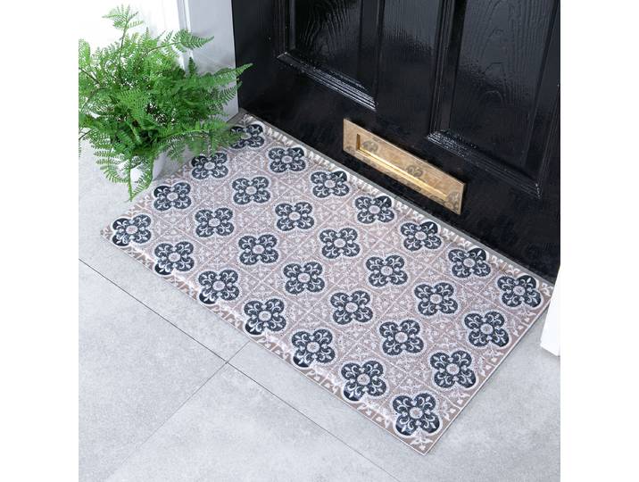Fußmatte DMW-MOSAICBEIGE-7040 40 x 1 x 70cm Beige