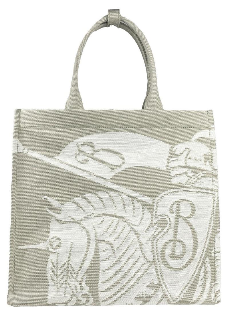 Burberry EKD Cabas silbergrau Jacquard mit Münzbörse