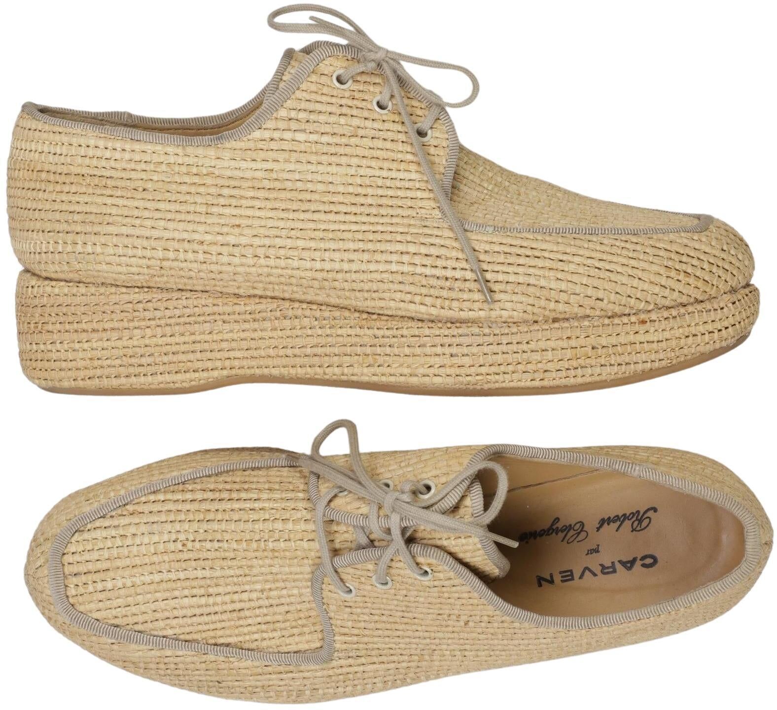 Carven Damen Halbschuh, Beige, Gr. EU 37, kein / Etikett - Second Hand
