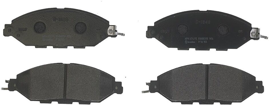 Brembo Bremsbelagsatz, Scheibenbremse P56103