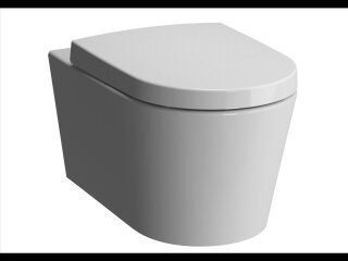 VITRA 5176B003-0101 Tiefspüler-Wand-WC Nest VitrA Flush