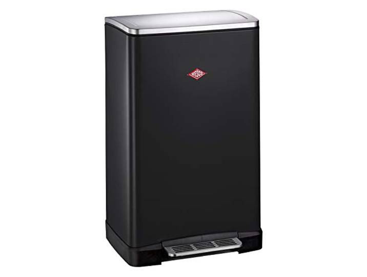 WESCO Big Double Boy, in der Farbe Schwarz verfügt über zwei getrennte Mülleimer 41 x 35 x 65 cm, je x 18 Liter