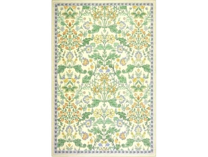 Vintage Bodenmatte for Couchtisch Bodenmatte mit Vintage-Blumenmuster for Couchtisch, Wohnzimmer, maschinenwaschbar, rutschfest(Color4,220x330cm-7.2x10.8ft)