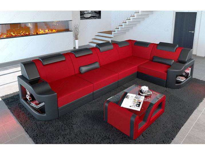 Stoff Ecksofa Padua L-Form