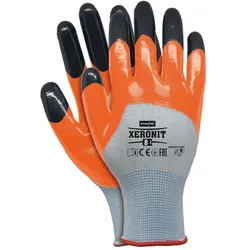Arbeitshandschuhe mit Nitril - Beschichtung 7 orange