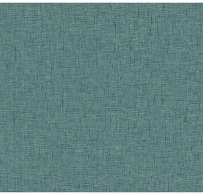 A-Street Prints Bentley Teal Faux Linen Wallpaper