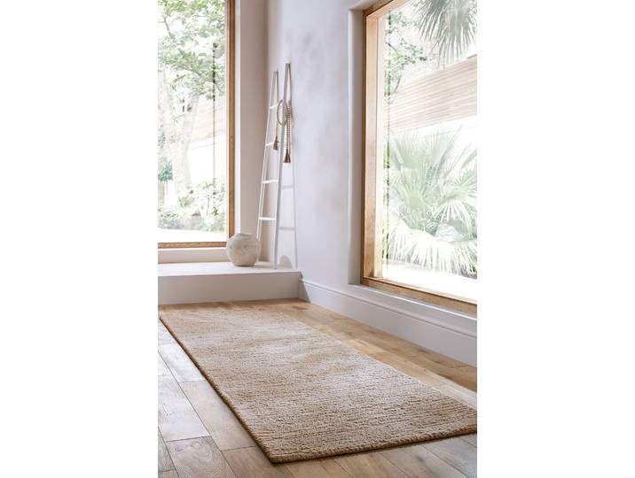 Wollteppich Harris Beige/Beige 80 x 230cm Wolle