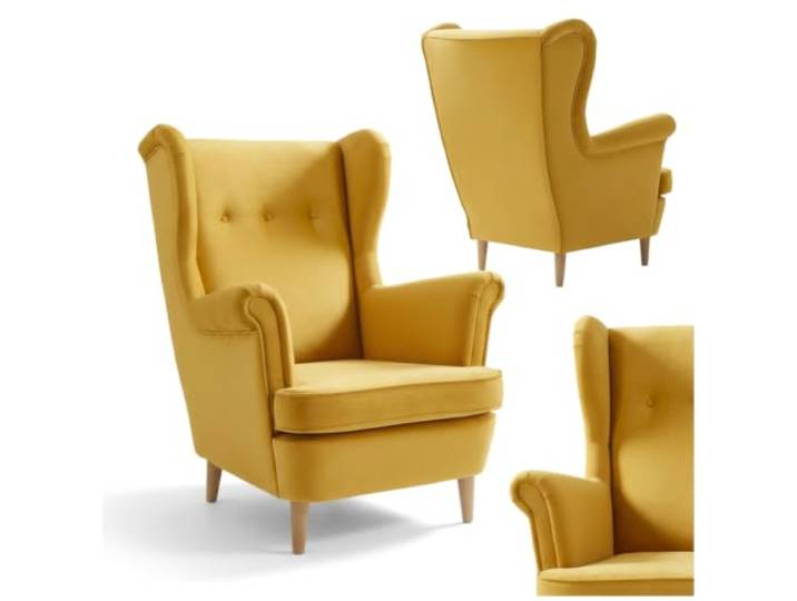 Family Meble Ohrensessel Ari Aura – skandinavischer Sessel, Muster Royal 10