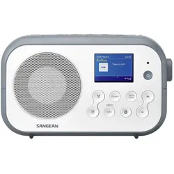 Sangean DPR-42BT WHITE-STONE BLUE (DAB+, KW, Bluetooth), Radio, Weiss