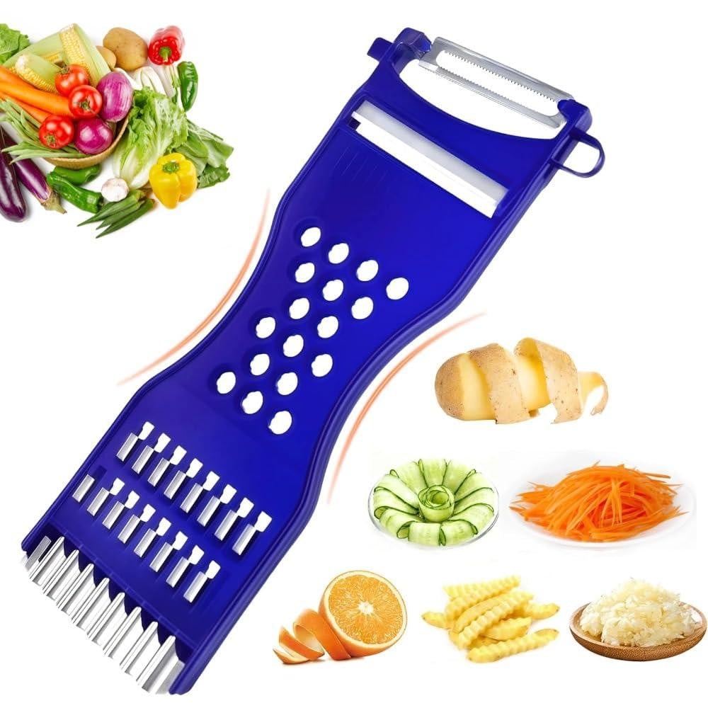Dripio Multifunctionele 6-in-1 Groenteschaar met Rasp en Julienne-snijder