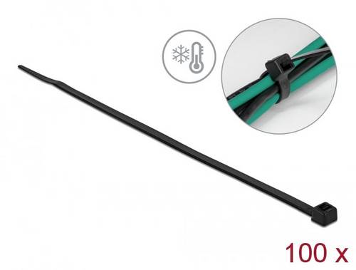 Delock 19227 Kabelbinder Schwarz 100St.