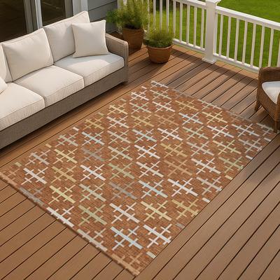 Addison Rugs Machine Washable Indoor/ Outdoor Modern Glencoe Chantille Rug