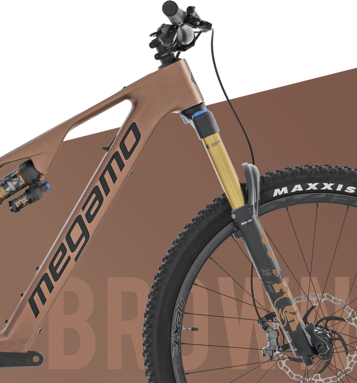Megamo MTB e-bike biammortizzata carbon  NATIVE 20 LYRIK 12V motore TQ