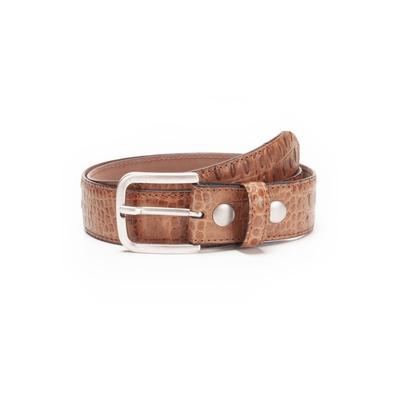 Ledergürtel BA98-COLOGNE "BA98-Cologne Gürtel", Damen, Gr. 105, braun (cognac), Obermaterial: 100% Lammleder LEL., Gürtel Ledergürtel, handgefertigt