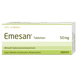 Emesan Tabletten Diphenhydramin-HCl 10 St