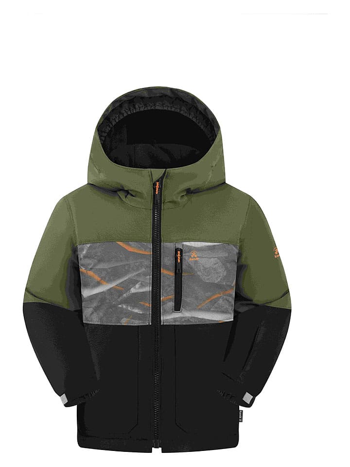 Kamik Winterjacke "Crosby" in Schwarz/ Grün - 116