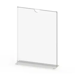 Tischaufsteller T-MAG A4 für DIN A4, Acrylglas