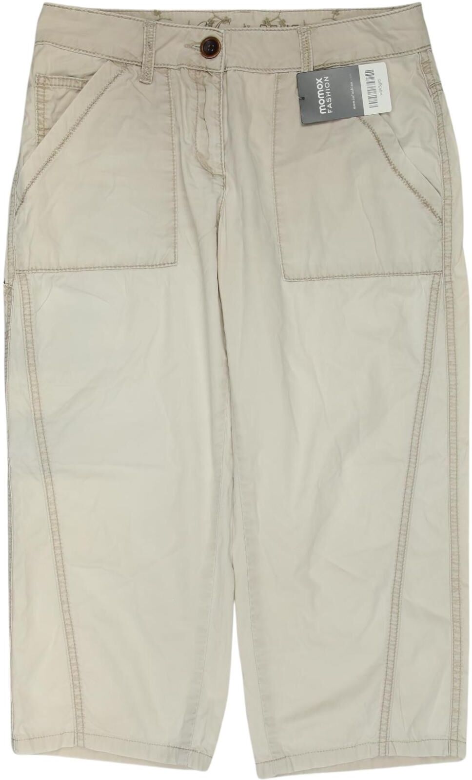 Opus Damen Stoffhose, Beige, Gr. W26, kein / Etikett - Second Hand