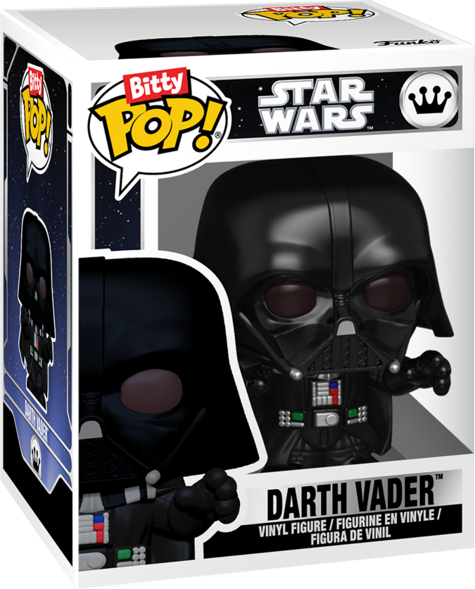 Funko Star Wars Bitty Pop! Bitty Box Death Star with Darth Vader and Luke Skywalker Collectible Display Case