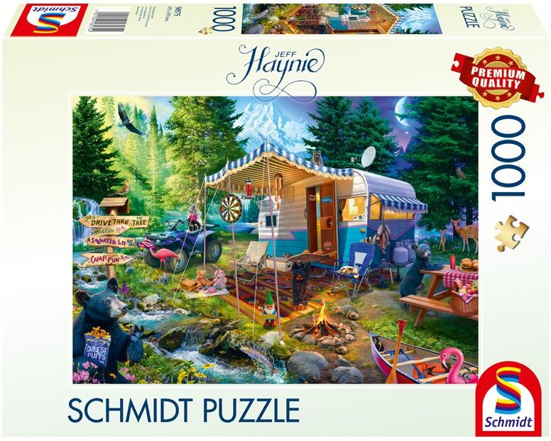 Puzzle 1000 pcs La caravane dans les montagnes - Schmidt
