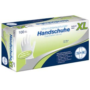 Handschuhe Einmal Vinyl puderfrei XL 100 St