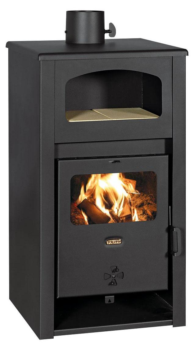 PRITY K2N D, Freistehender Holzofen mit Sichtscheibe, 11,5 kW, , Ø 130 mm