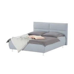 Kollektion Kraft Polsterbettgestell   ¦ grau ¦ Maße (cm): B: 182 H: 102