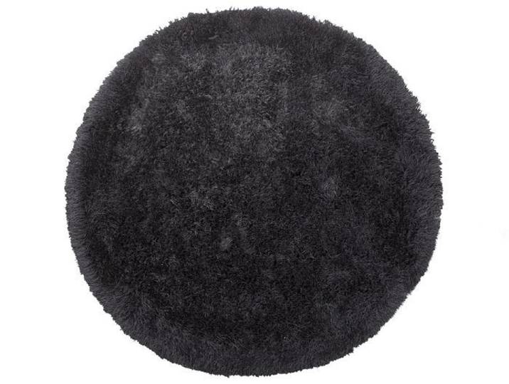 Tapis rond noir CIDE