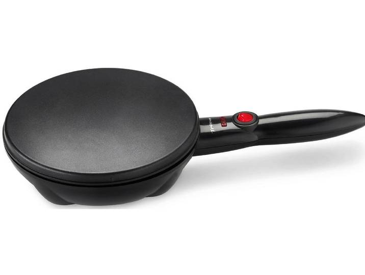 TRISA Crêpesmaker Maker Easy Crêpe , schwarz, B:20cm H:7,7cm T:37,6cm, Crepesmaker, Crêpesmaker