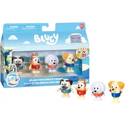 Bluey Wasserspielplatz Bingo & Freunde – 4er-Figurenset