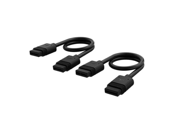 CORSAIR iCUE LINK Kabels - 200mm Recht - Zwart